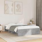 vidaXL Bedframe bewerkt hout betongrijs 140x200 cm, Huis en Inrichting, Slaapkamer | Bedden, Verzenden, Nieuw
