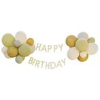 Happy Birthday Ballonnen Set, Hobby en Vrije tijd, Feestartikelen, Nieuw, Verzenden