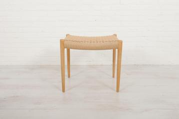 Vintage ottoman | Niels Otto Moller | Eiken | Model 80A, Huis en Inrichting, Stoelen, Ophalen of Verzenden, Nieuw