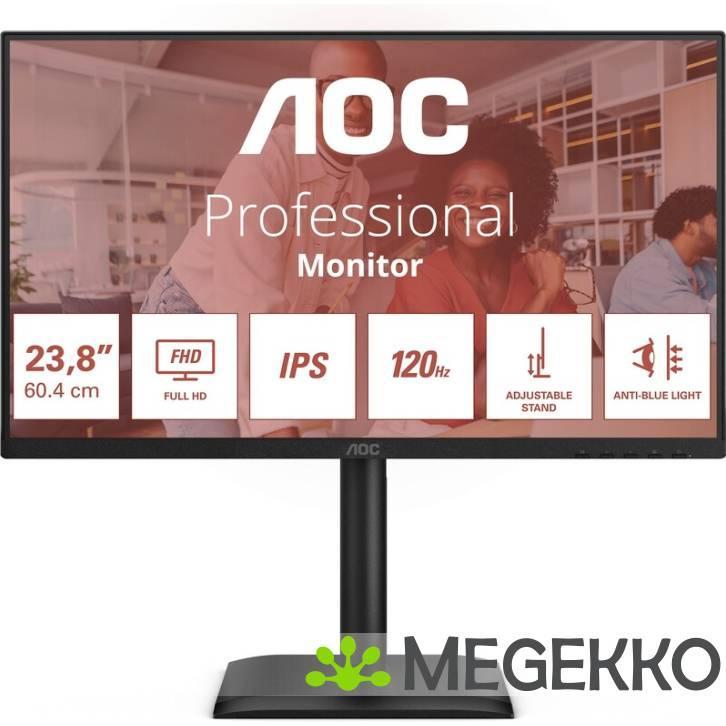 AOC 24E4U 24  Full HD 120Hz IPS Monitor, Computers en Software, Overige Computers en Software, Nieuw, Verzenden