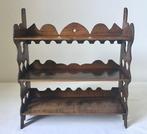 Arts & Crafts - Étagère - in uitgestoken hout met 3, Antiek en Kunst