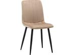 Furnihaus Eetkamerstoelen Set van 2 Fox - Mink - Metaalpoot, Verzenden, Nieuw