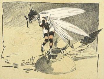 Loisel, Régis - 1 Lithograph - Fée Clochette - Lencrier, Livres