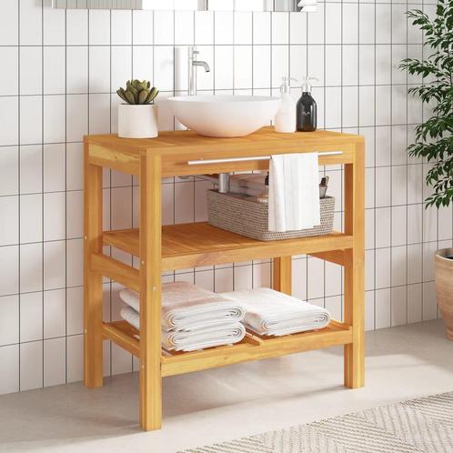 vidaXL Armoire de salle de bain avec 2 étagères, Maison & Meubles, Tables | Coiffeuses, Neuf, Envoi