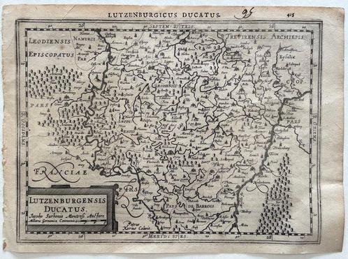 Luxemburg, België - Luxembourg (duché), Liège, Boeken, Atlassen en Landkaarten