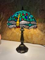 Lampe de table - Vitrail - XL - Tiffany style, Antiek en Kunst