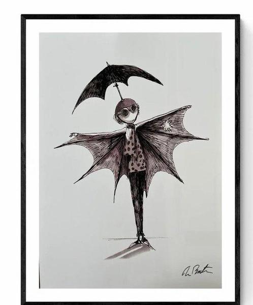 Tim Burton - Senza titolo, stampa ufficiale firmata, Antiek en Kunst, Antiek | Overige Antiek