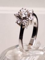 Cocktailring - 14 karaat Witgoud - 0.43ct. tw. Diamant
