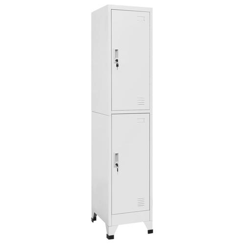 vidaXL Lockerkast met 2 vakken 38x45x180 cm, Huis en Inrichting, Kasten | Overige, Nieuw, Verzenden