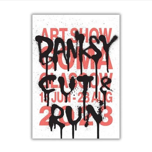 Banksy (1974) - Cut & Run - Official exhibition posters, Antiek en Kunst, Kunst | Designobjecten