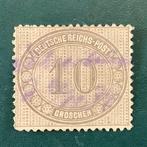 Empire allemand 1872 - 10 Groschen Service interne - Michel, Gestempeld