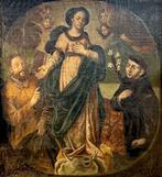 Scuola toscana (XVII) - Madonna Assunta; San Francesco; San, Antiek en Kunst