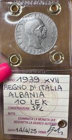 Albanië (Italiaans protectoraat) Vittorio Emanuele III. 10, Postzegels en Munten