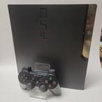 Slim Playstation 3 (250gb) Zwart + Controller, Ophalen of Verzenden, Zo goed als nieuw