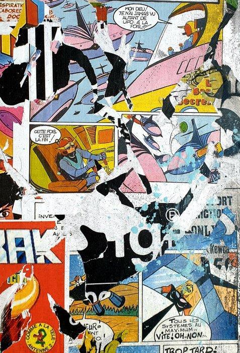 lasveguix (1986) - Urban Goldorak, Antiek en Kunst, Kunst | Schilderijen | Modern