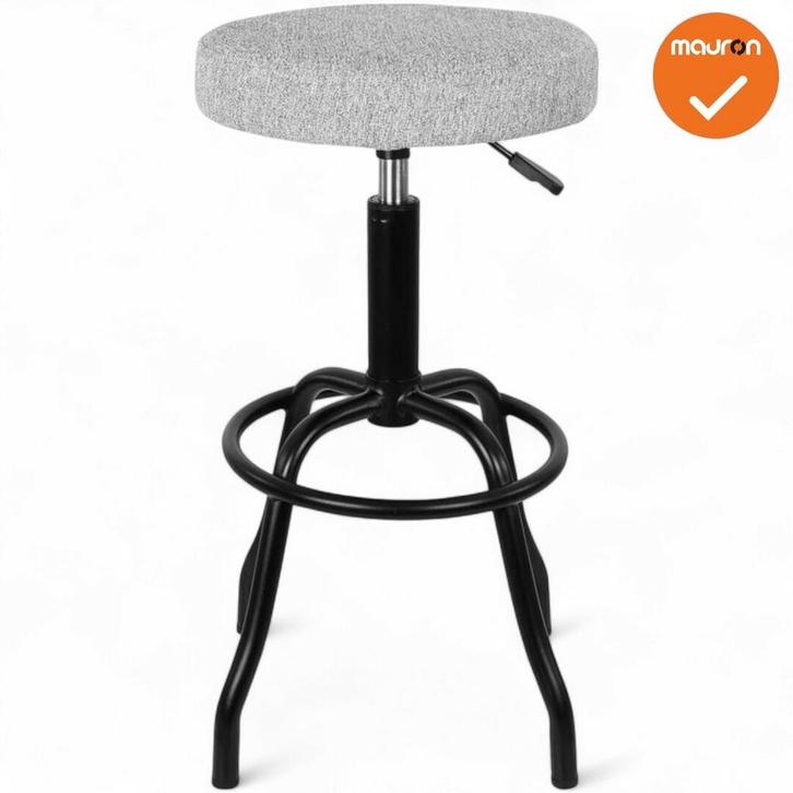 Barkruk Sjoel - NIEUW - Grijs, Articles professionnels, Aménagement de Bureau & Magasin | Mobilier de bureau & Aménagement, Enlèvement ou Envoi