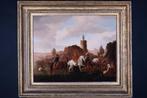 Philips Wouwermans (1619-1668), Suiveur de - Paardenvijver, Antiek en Kunst