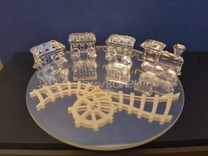 Swarovski - Figurine - Mini trein - Cristal, Antiquités & Art, Curiosités & Brocante