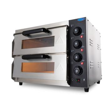 Pizza Oven - 2 Pizzas Ø 40 cm - 2 Kamers - Refurbished, Zakelijke goederen, Horeca | Keukenapparatuur, Verzenden, Nieuw in verpakking