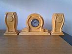 Horloge et parure de cheminée  (3) - Art Deco klokkenstel -