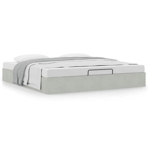 vidaXL Ottoman bedframe zonder matras 180x200 cm fluweel, Huis en Inrichting, Slaapkamer | Bedden, Nieuw, Verzenden