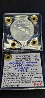 Italie, République 1 / 2 /5 / 10 Lire 1949 giro completo