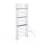 Rolsteiger Basic 75x305 9,2m werkhoogte tegen de gevel, Doe-het-zelf en Bouw, Verzenden, Nieuw, Rolsteiger of Kamersteiger, 5 meter of hoger