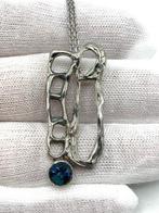 Zonder minimumprijs - Hanger Zilver Topaas