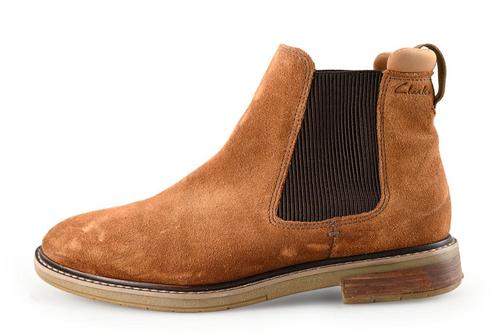 Clarks Chelsea boots in maat 40 Cognac | 5% extra korting, Kleding | Heren, Schoenen, Overige kleuren, Zo goed als nieuw, Boots