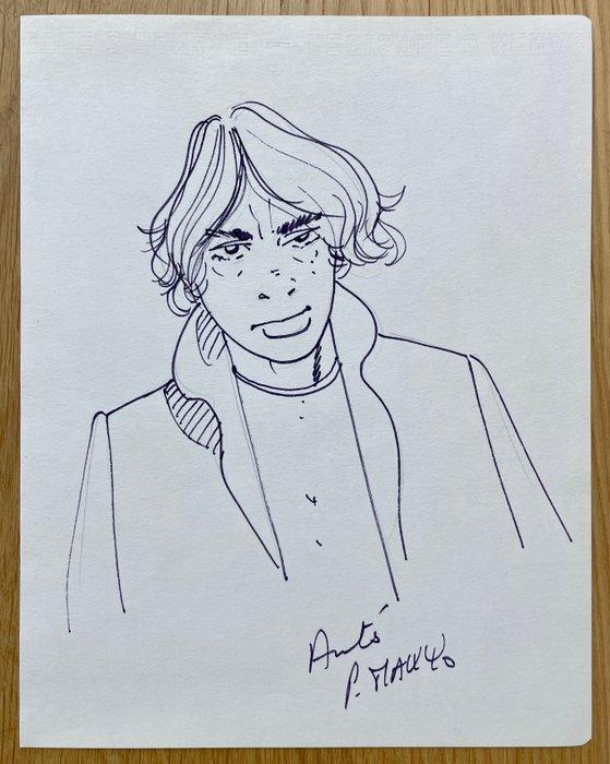 Makyo - Dessin original - Grimion Gant de Cuir - (1980s) -, Boeken, Stripverhalen