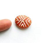 Anciennes Birmanie, États Pyu Etched Agate Talisman de