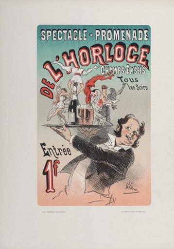 Jules Chéret (1836-1932) - LHorloge