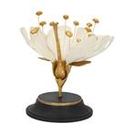 Beeldje - Botanical flower - Hout, Metaal