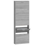 Schoenenkast Grijs Eiken | Tweede Kansje, Huis en Inrichting, Kasten | Schoenenkasten, Verzenden, Nieuw, Modern