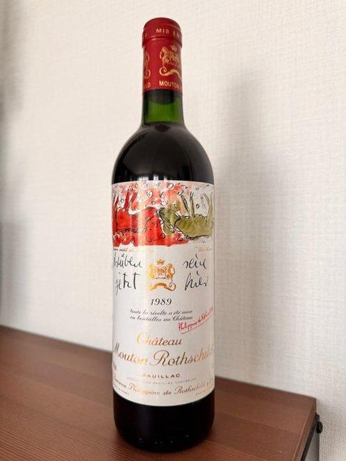 1989 Chateau Mouton Rothschild - Pauillac 1er Grand Cru, Verzamelen, Wijnen