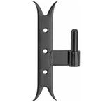 Plaatduim DIN links zwaluwstaart 190mm ijzer zwart, Doe-het-zelf en Bouw, Nieuw, Overige materialen, Klink of Kruk