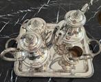 Lucien Boulenger - Koffieservies (5) - Verzilverd, Antiek en Kunst