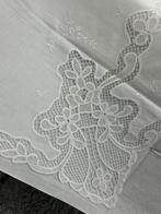 hand made - Laken - 280 cm - 240 cm - Handborduren