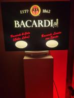 Originele Bacardi Rum Lichtreclame, 1980 - Reclamebord -