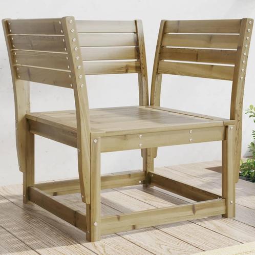 vidaXL Chaise de jardin bois de pin imprégné, Jardin & Terrasse, Ensembles de jardin, Neuf, Envoi