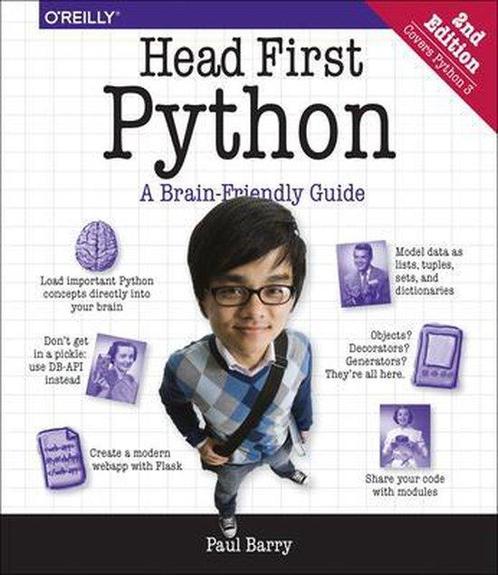 Head First Python 9781491919538 Paul Barry, Boeken, Taal | Engels, Gelezen, Verzenden