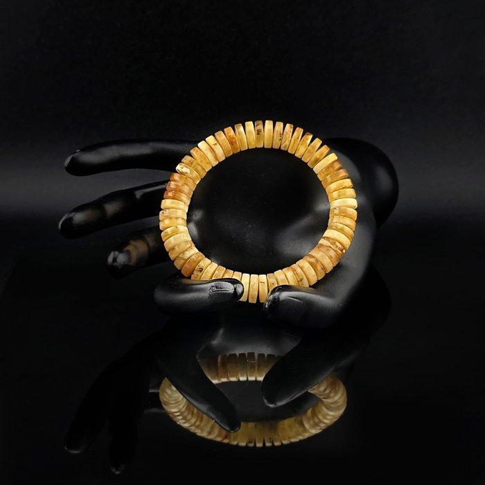 Butterscotch Baltische amber armband – Gladde schijfvormige, Antiek en Kunst, Curiosa en Brocante