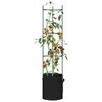 vidaXL Cage à tomates avec sac à plantes 2 pcs 154 cm, Jardin & Terrasse, Verzenden, Neuf