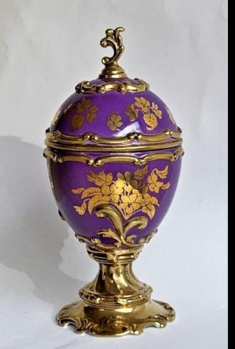 Fabergé ei - Fabergé-stijl - Verguld, Antiquités & Art, Curiosités & Brocante