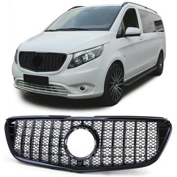 Autogrille - Mercedes Vito W447 14-19 - zwart glanzend beschikbaar voor biedingen