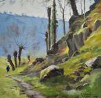 Mary Renard (1849-1925) - Vallée de la Sarthe vers Alençon, Antiek en Kunst