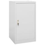 vidaXL Armoire à selles Gris clair 53x53x105 cm Acier