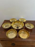 Euro Silver - Set kommen (7) - Verzilverd, Metaal, Verguld -, Antiek en Kunst