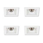Spots inbouw Set Axl inbouwspots 4 stuks wit, Huis en Inrichting, Verzenden, Nieuw