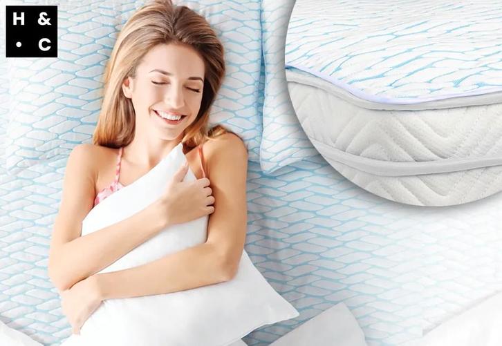 2dekans | Home & Comfort verkoelende matrasbeschermer, Huis en Inrichting, Slaapkamer | Matrassen en Bedbodems, Ophalen of Verzenden